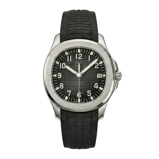 Aqua Sport Automatic 42 – Black Dial | Rubber Strap